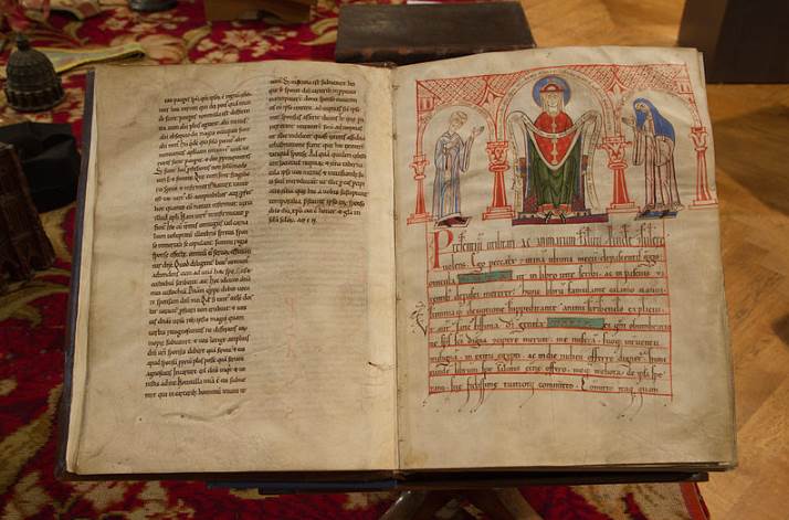 Codex Guta-Sintram. Manuscrit sur parchemin 1154.